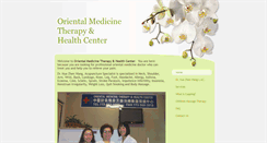 Desktop Screenshot of oriental-therapycenter.com